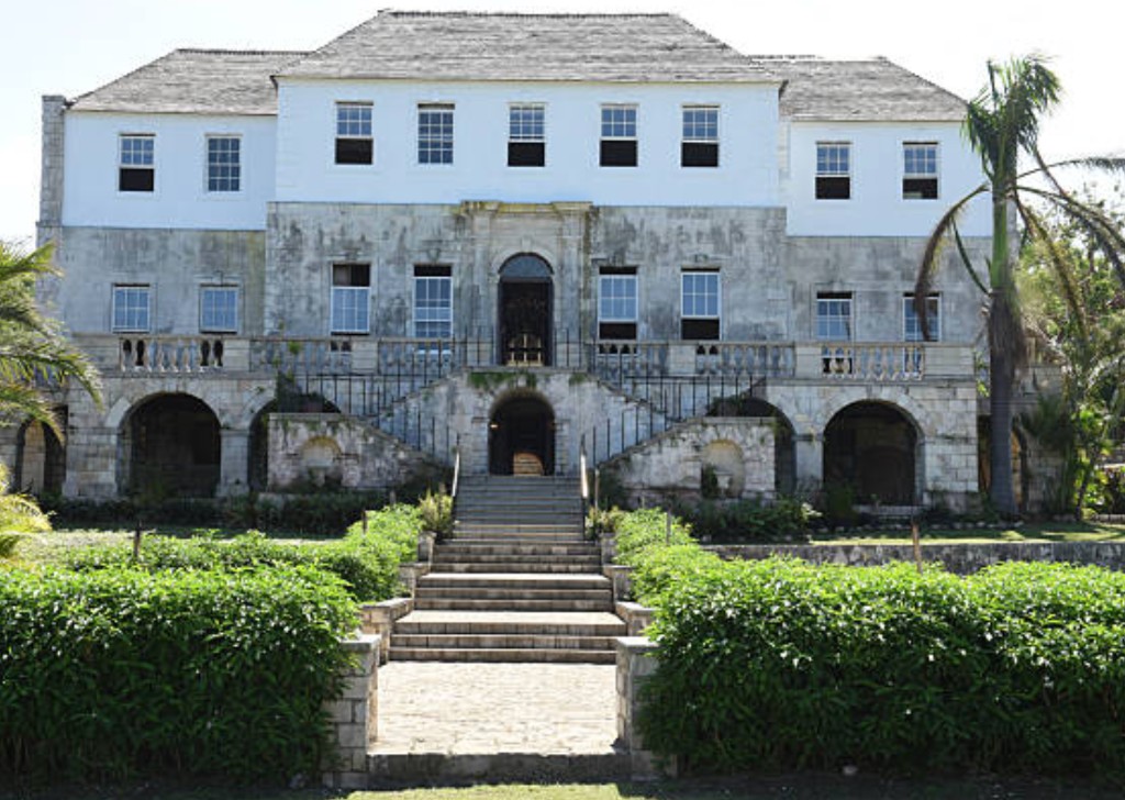 Rose Hall Great House near Montego Bay Jamaica with hilltop views visited on culture-focused cruise shore excursions